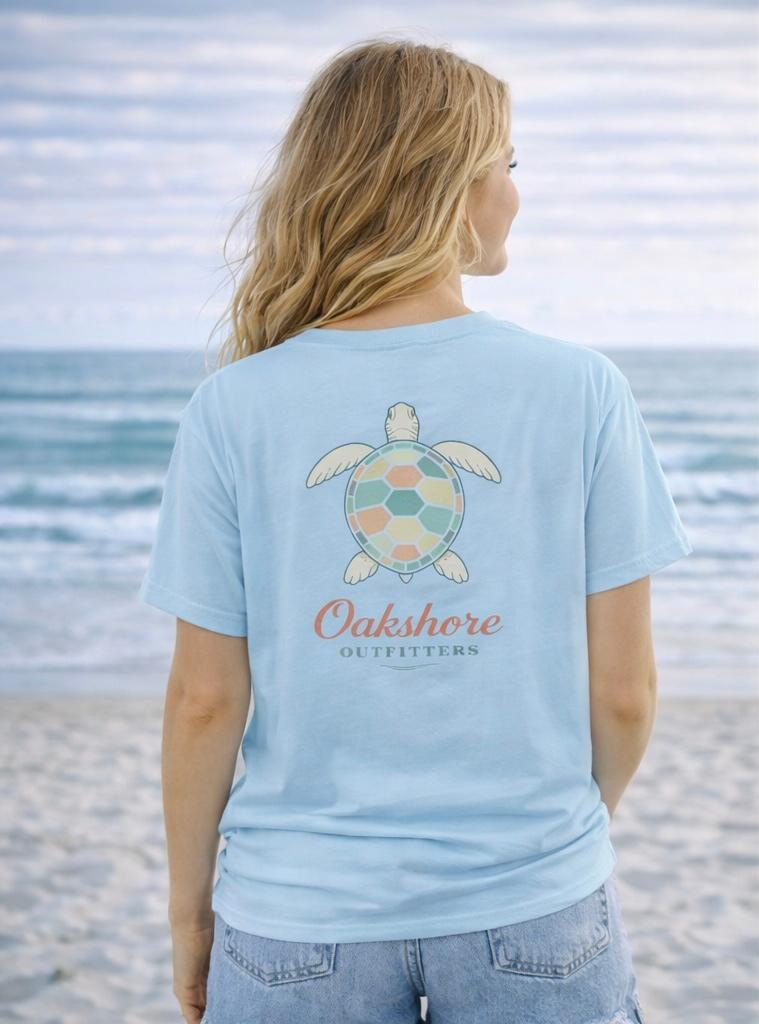 Seaside Turtle tee